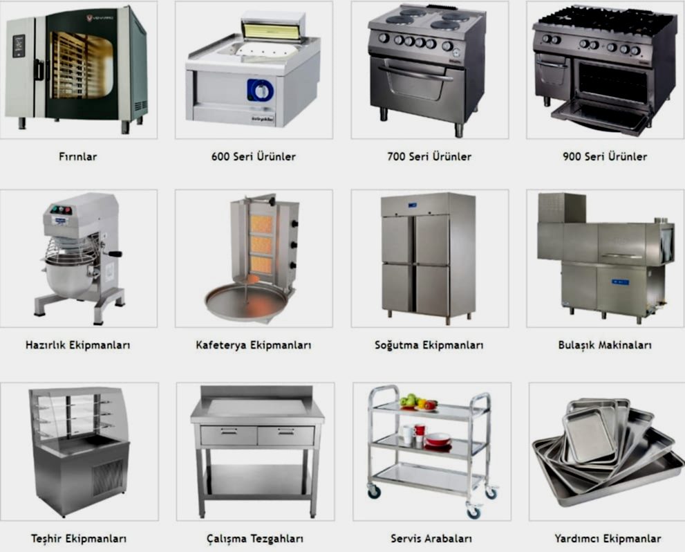Sanayi Tipi Mutfak Ekipmanları , Endüstriyel Mutfak Malzemeleri Alanya
