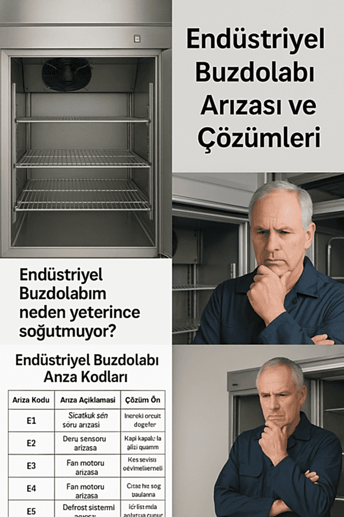 endüstriyel buzdolabı neden soğutmuyor