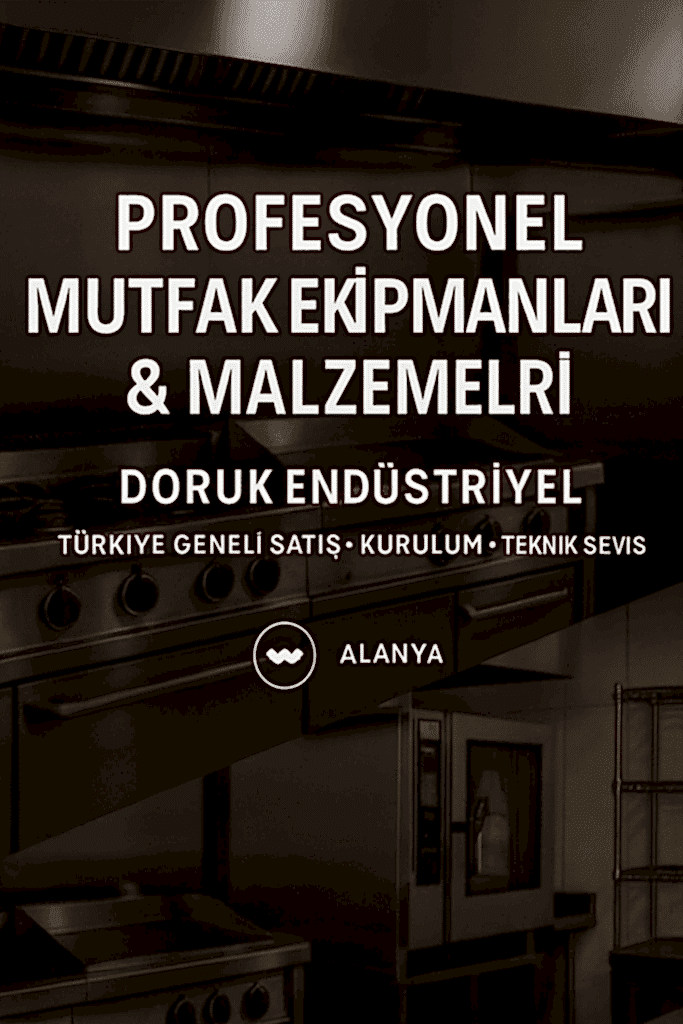 Profesyonel Mutfak Ekipmanları & Malzemeleri