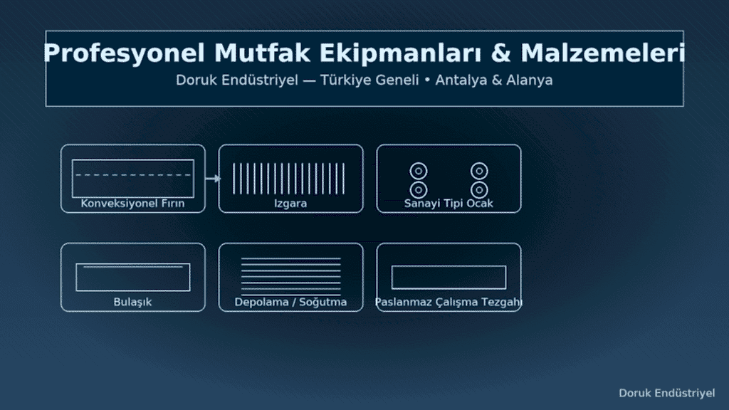 Profesyonel & Sanayi Tipi Mutfak Kurulumu