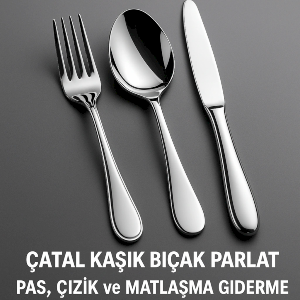 Çatal Kaşık Bıçak Parlatma | Çizik Giderme, Pas Temizleme ve Matlaşmayı Giderme Teknikleri